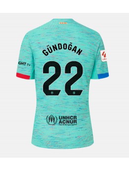Moški Nogometna dresi replika Barcelona Ilkay Gundogan #22 Tretji 2023-24 Kratek rokav